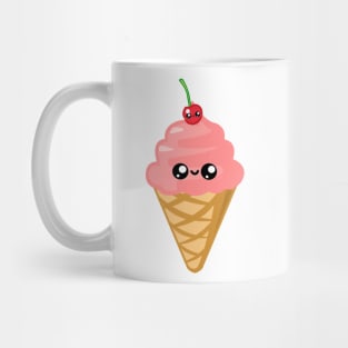 Kawaii Ice Cream Cone Mug